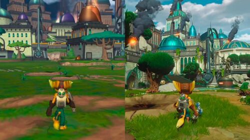 Ratchet Clank Comparaison Ps2 Et Ps4